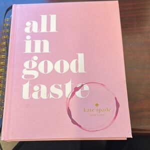 Kate Spade Pink cookbook